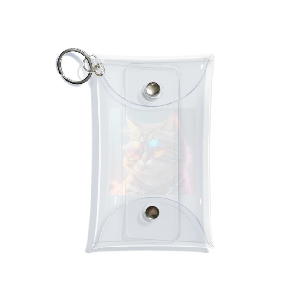 Water_Islandのクールキャット Mini Clear Multipurpose Case