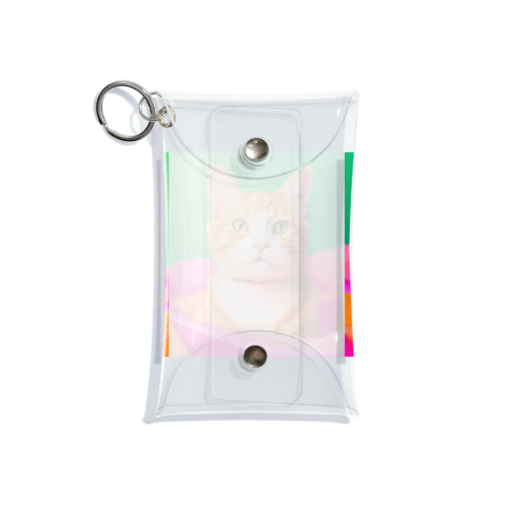 《Derekの絶賛工房中！》のイケイケ猫ちゃん Mini Clear Multipurpose Case