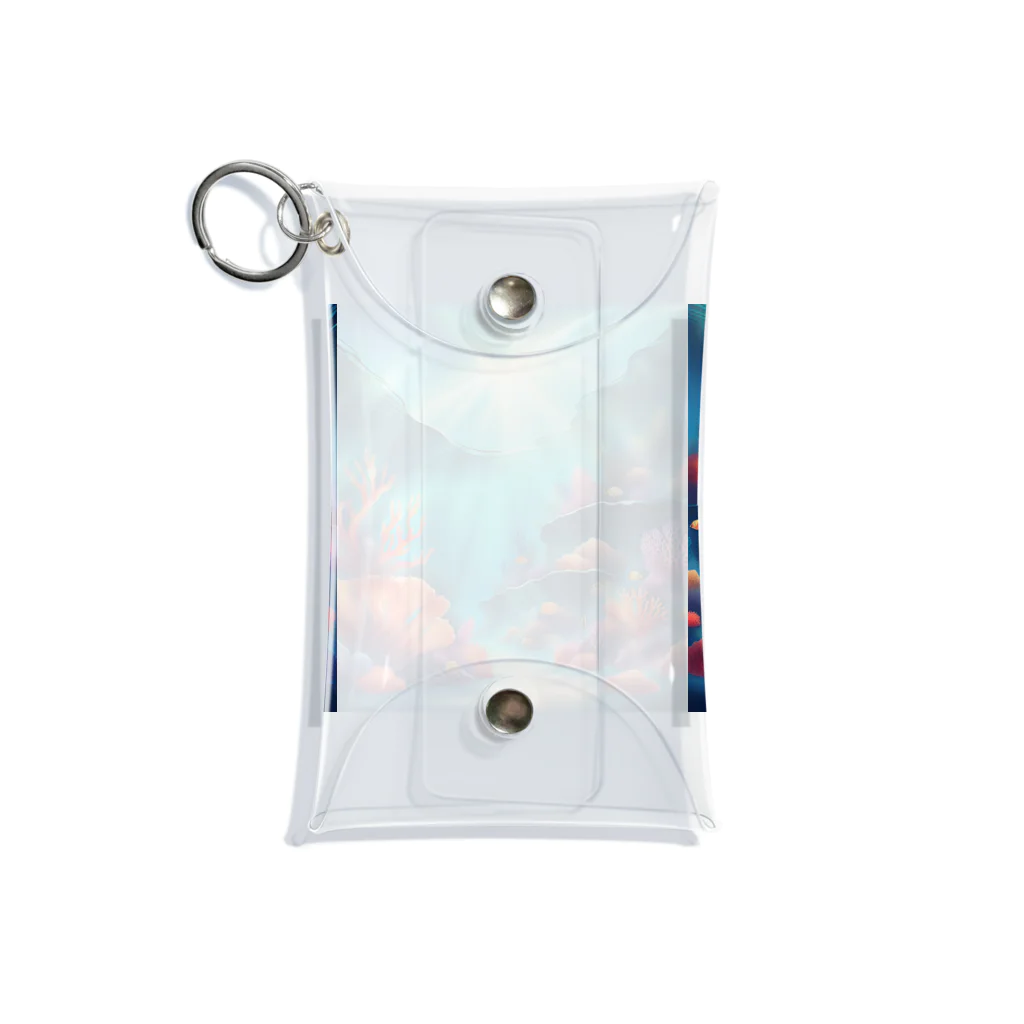 AQUARIUMのサンゴ礁 Mini Clear Multipurpose Case