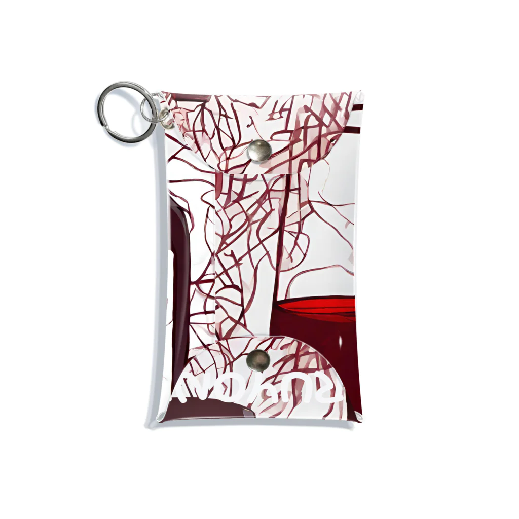 aruyoneの赤ワイン Mini Clear Multipurpose Case