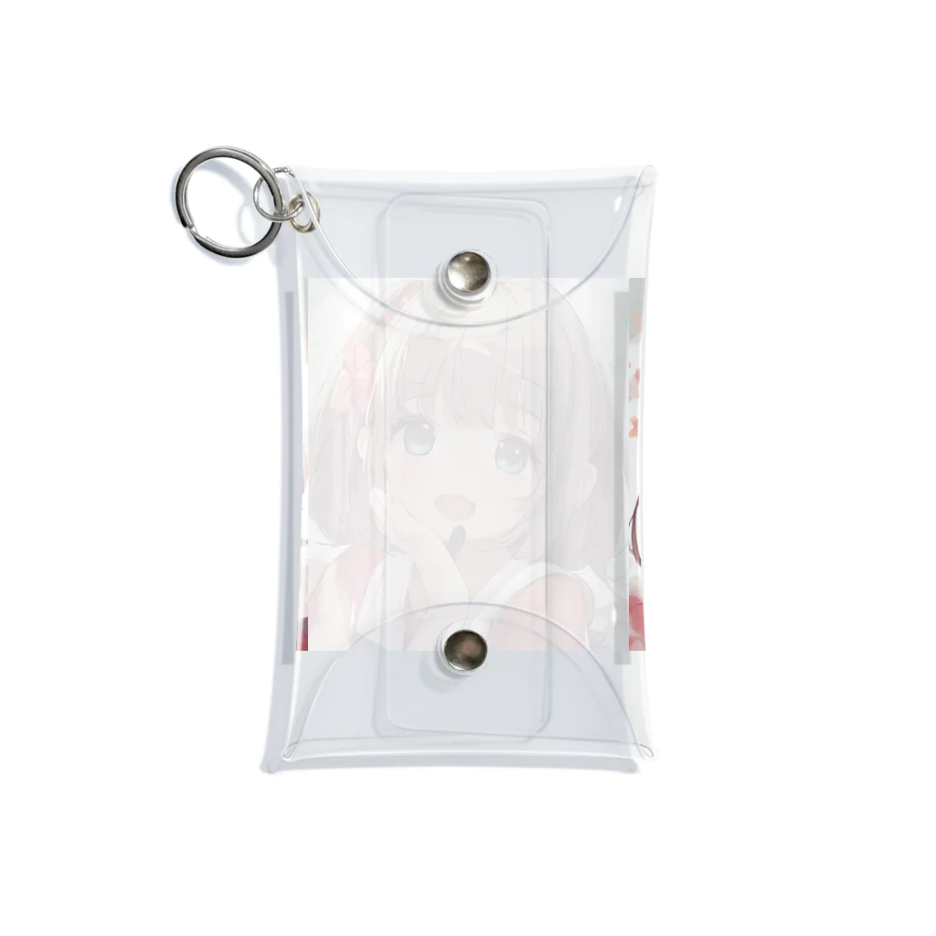 coco1739の可愛い女の子イラストグッズ Mini Clear Multipurpose Case