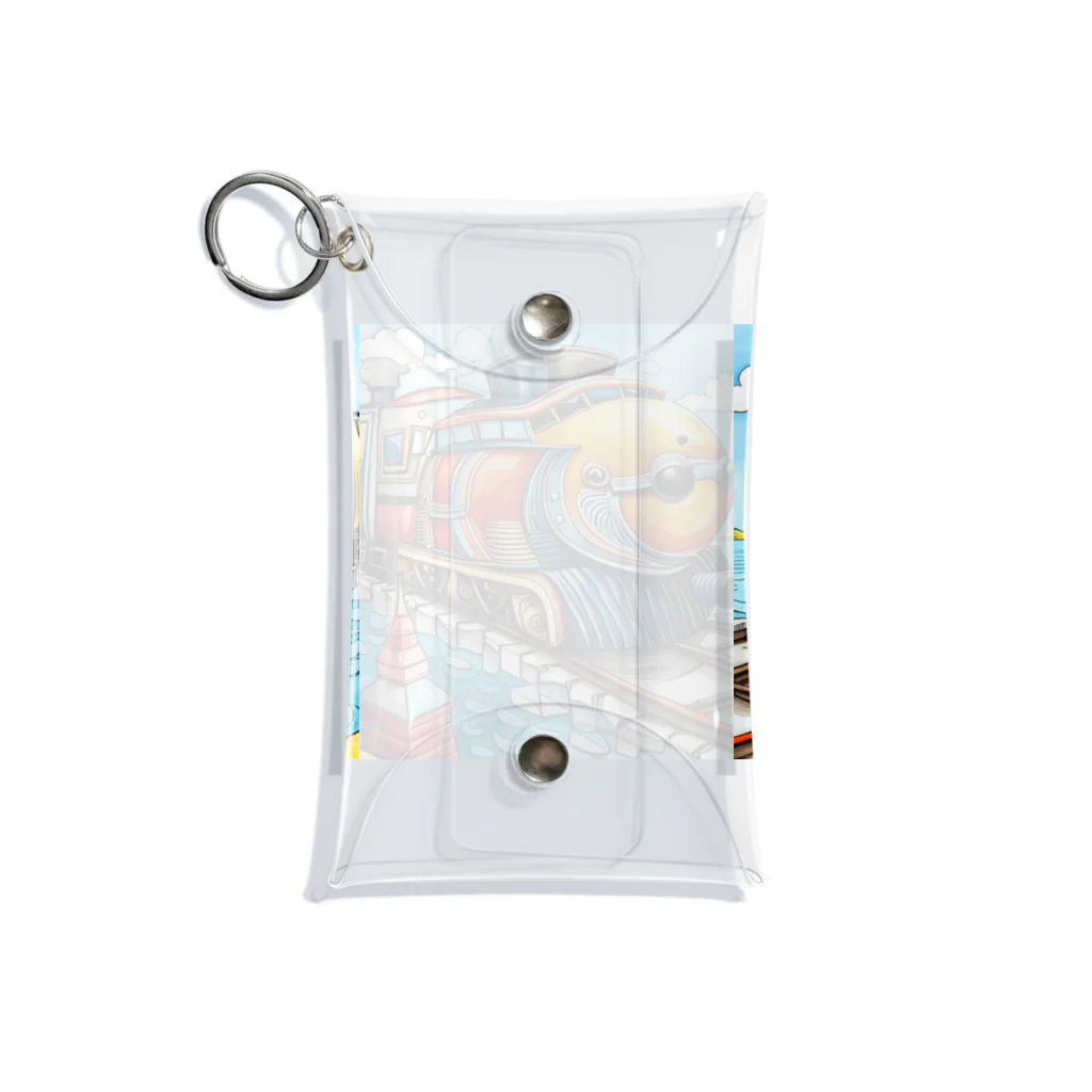 アニマルキャンバスのトレインフィッシュ Mini Clear Multipurpose Case