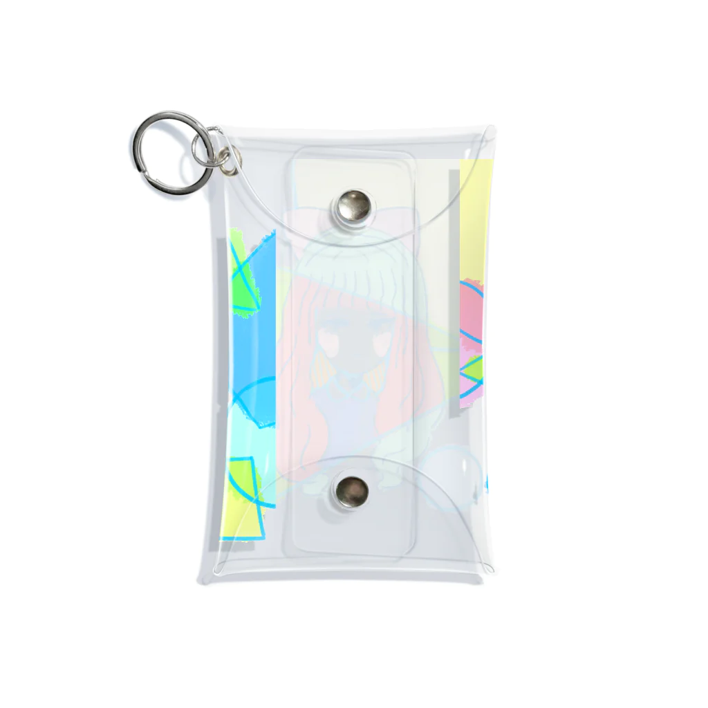 Grgr（ぐれごり）の目つきはわるめ-sukesu case Mini Clear Multipurpose Case