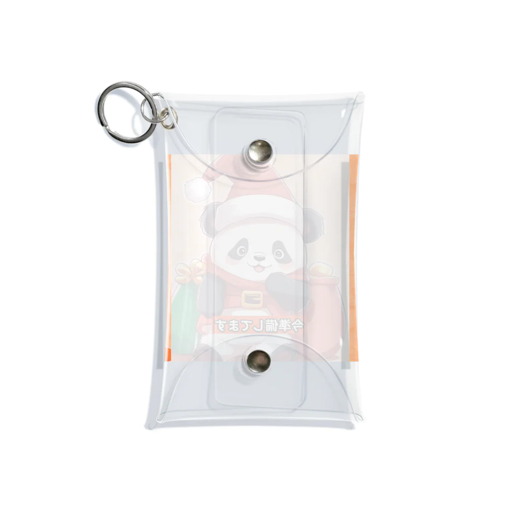 動物大好き＠たつまるの準備中パンダ Mini Clear Multipurpose Case