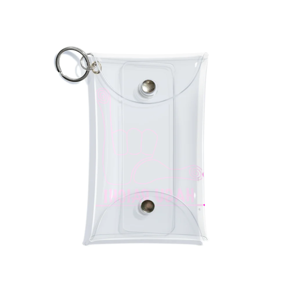 hasudaichiのhasudaichi H&S Pink Mini Clear Multipurpose Case