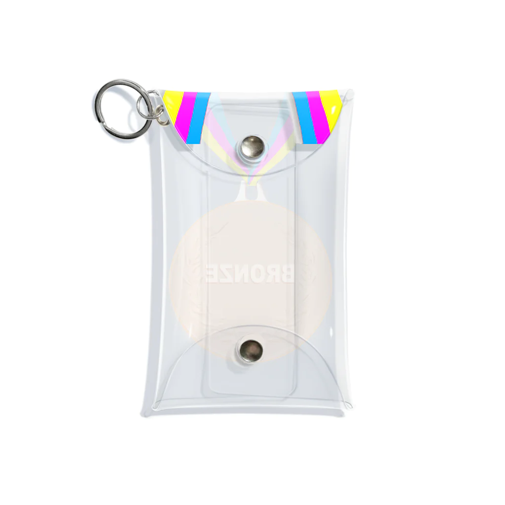 kazu_gの銅メダルＴシャツ Mini Clear Multipurpose Case