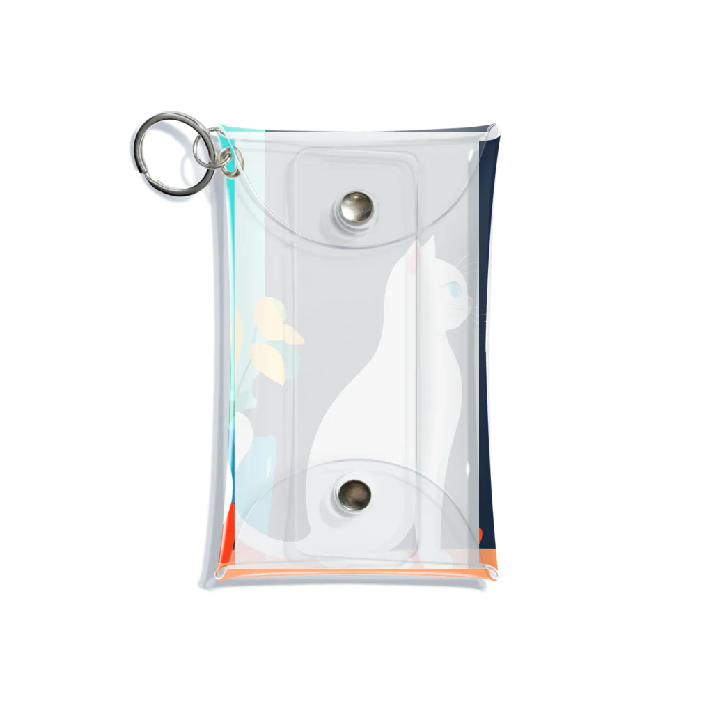 cute_wing      ~variety store~の白猫 Mini Clear Multipurpose Case