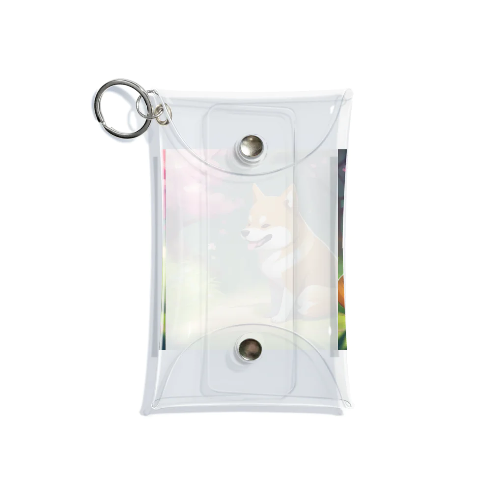 tagosakunのゆるしば Mini Clear Multipurpose Case