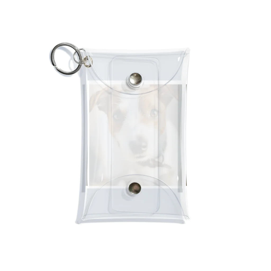 n_mam_mamのジャックラッセルテリアグッズ Mini Clear Multipurpose Case