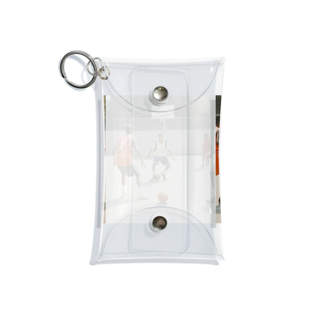 jmdapuwmdのサッカーバスケ Mini Clear Multipurpose Case