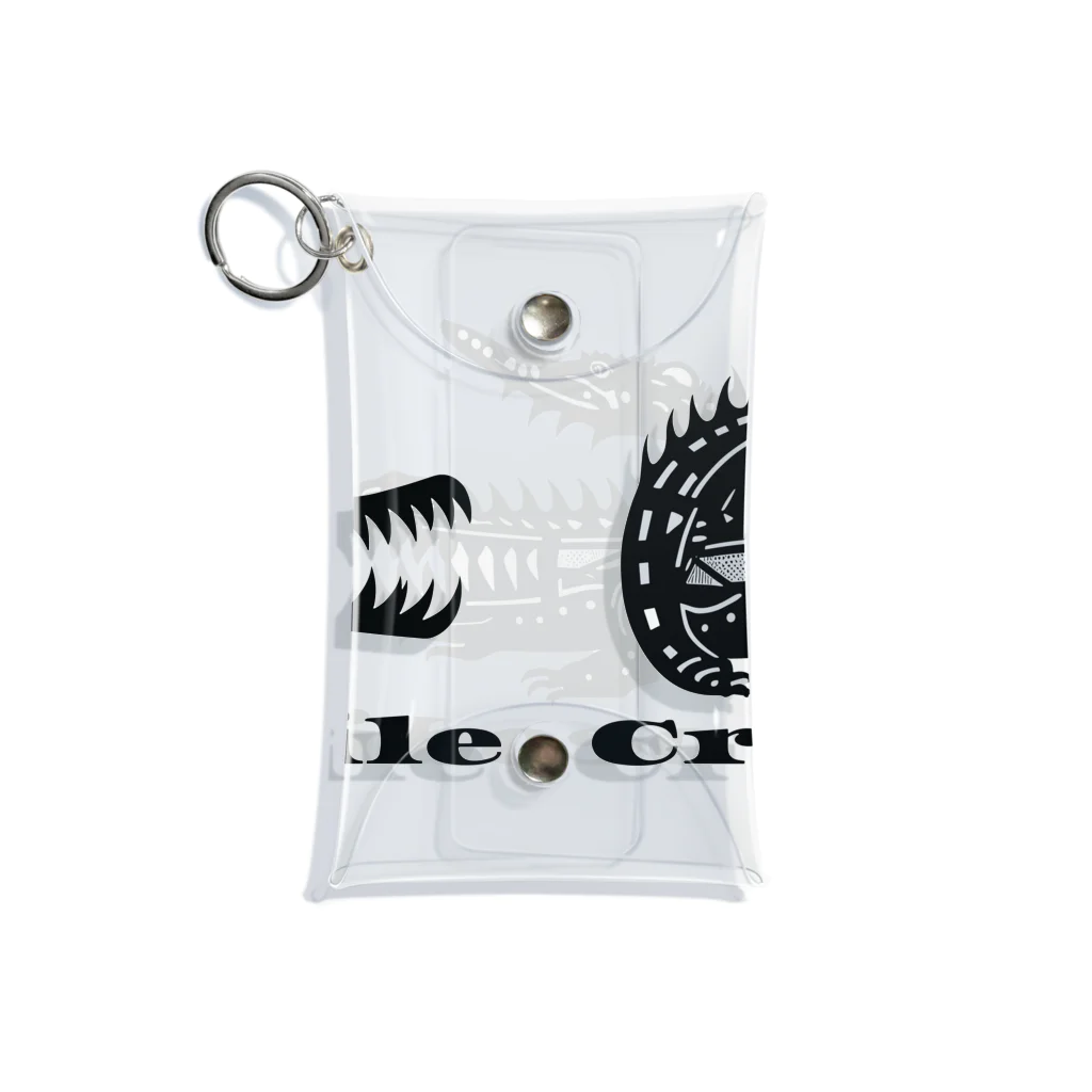 ファンシーTシャツ屋のトライバルクロコダイル Mini Clear Multipurpose Case