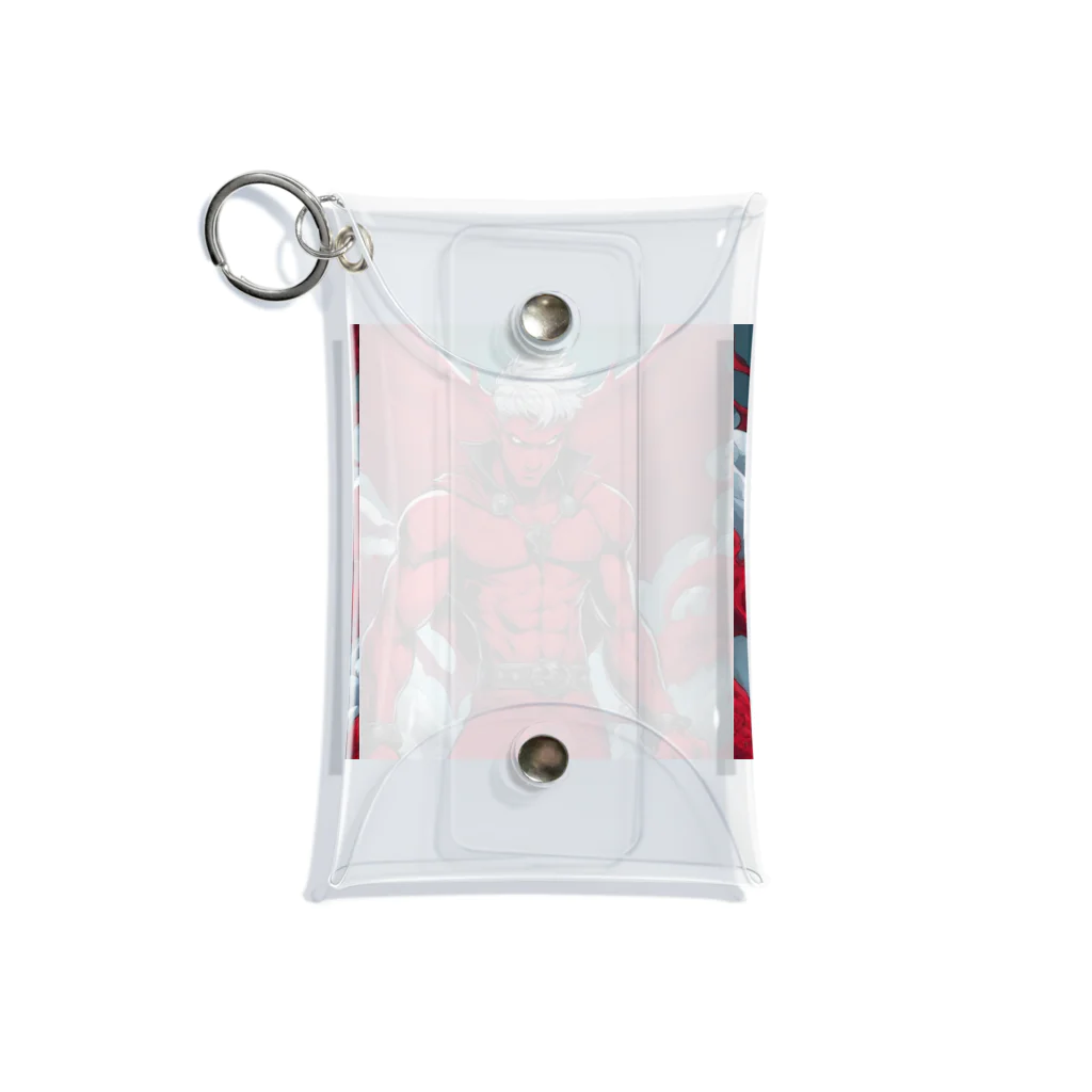 taturou-11777の赤い悪魔 Mini Clear Multipurpose Case