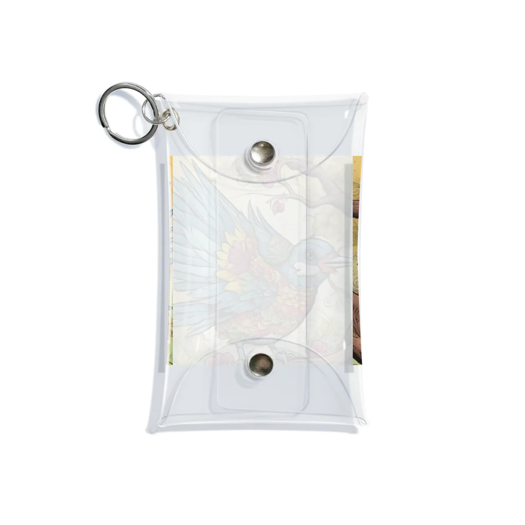 yuru☆yuruのグルグルなカッコウ Mini Clear Multipurpose Case