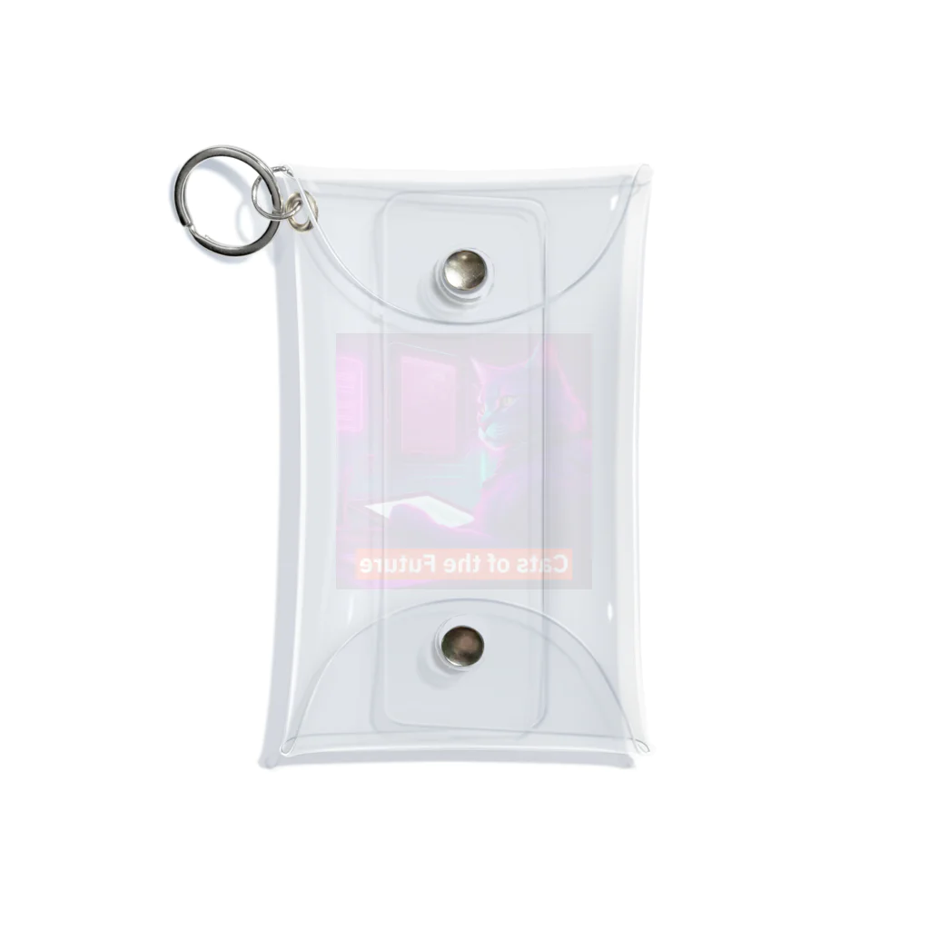 THE NOBLE LIGHTのCats of the Future Mini Clear Multipurpose Case