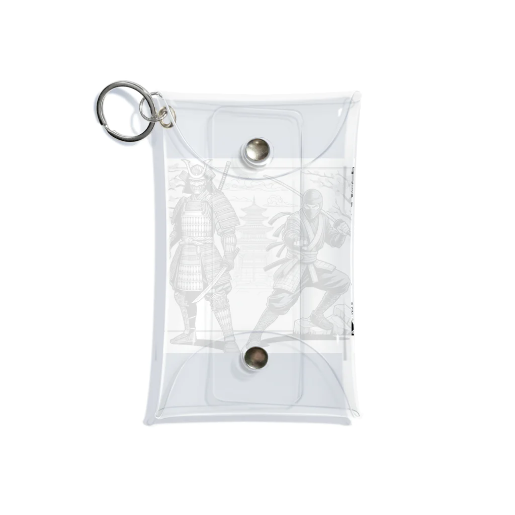 マイティのninja & samurai Mini Clear Multipurpose Case