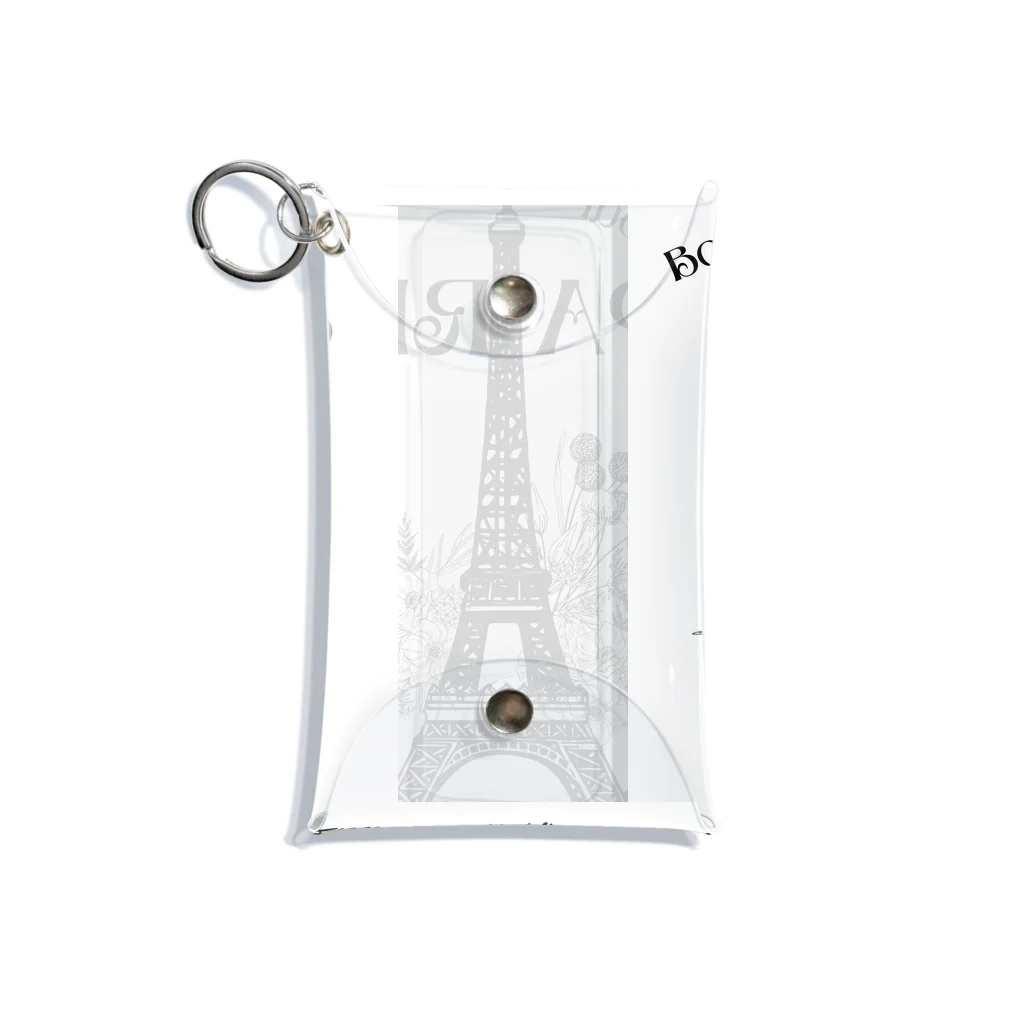 Mon cher amiのeiffel tower Mini Clear Multipurpose Case