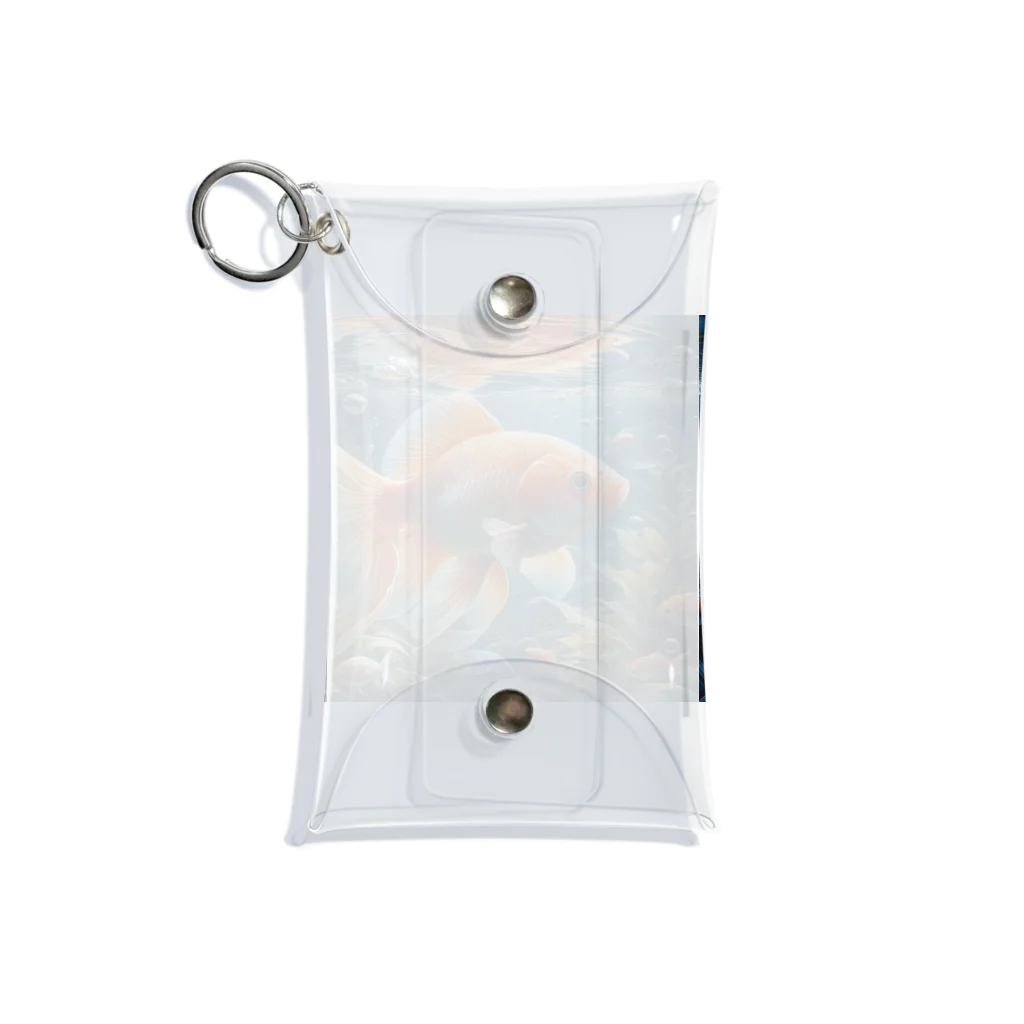 アートフル・メッセンジャーの金運招福金魚様 Mini Clear Multipurpose Case