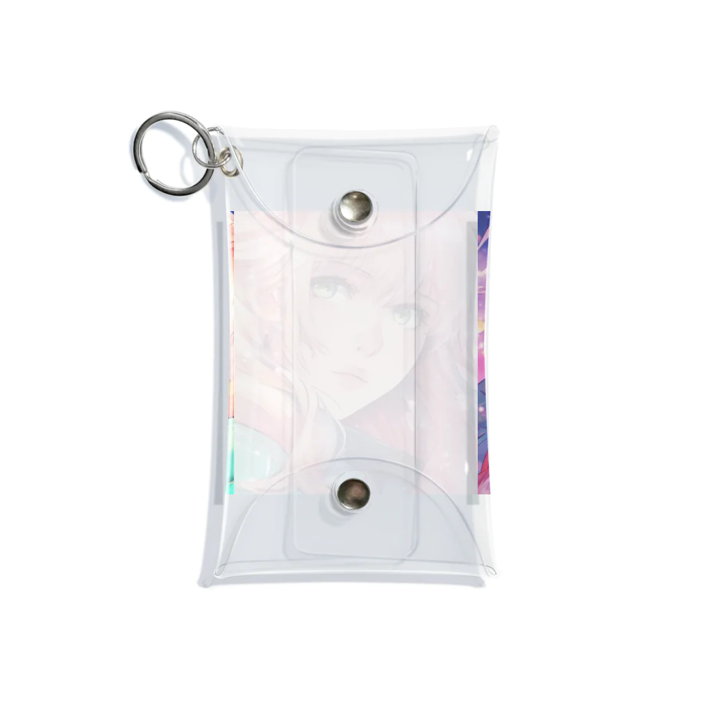 Kyon_IllustItemShopのアーティストのアンニュイ美人 Mini Clear Multipurpose Case