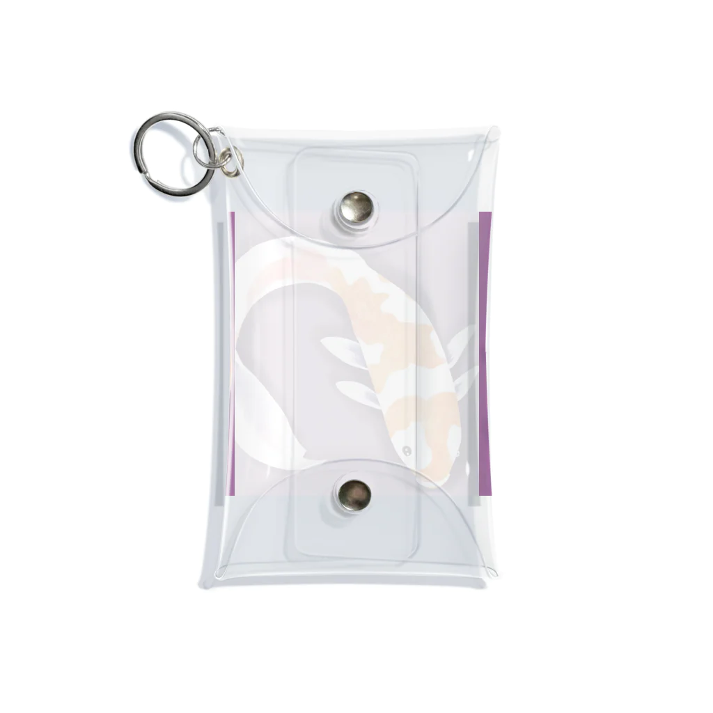 K-SHIKI_Japanesethingsのnishikikoiちゃん Mini Clear Multipurpose Case