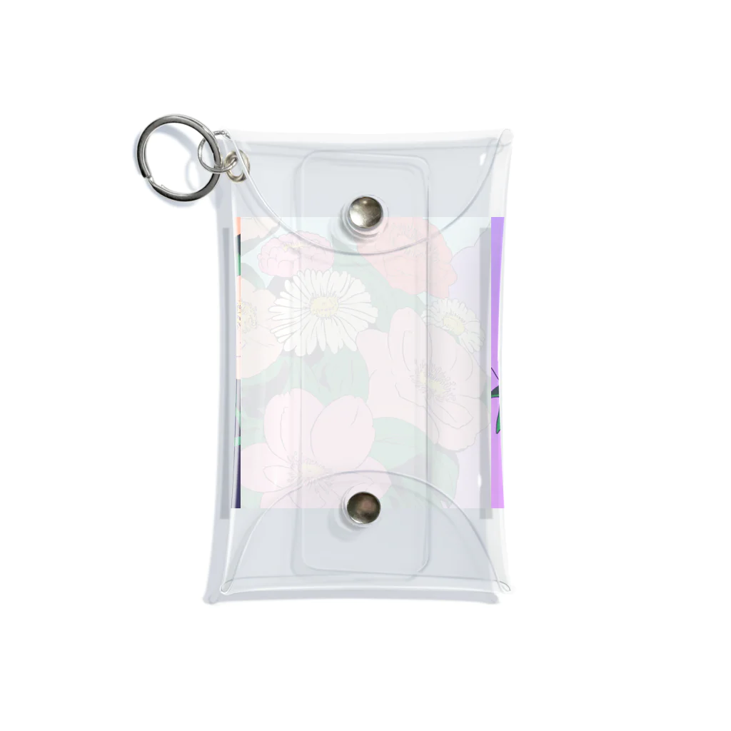 小町の花に囲まれた日常 Mini Clear Multipurpose Case