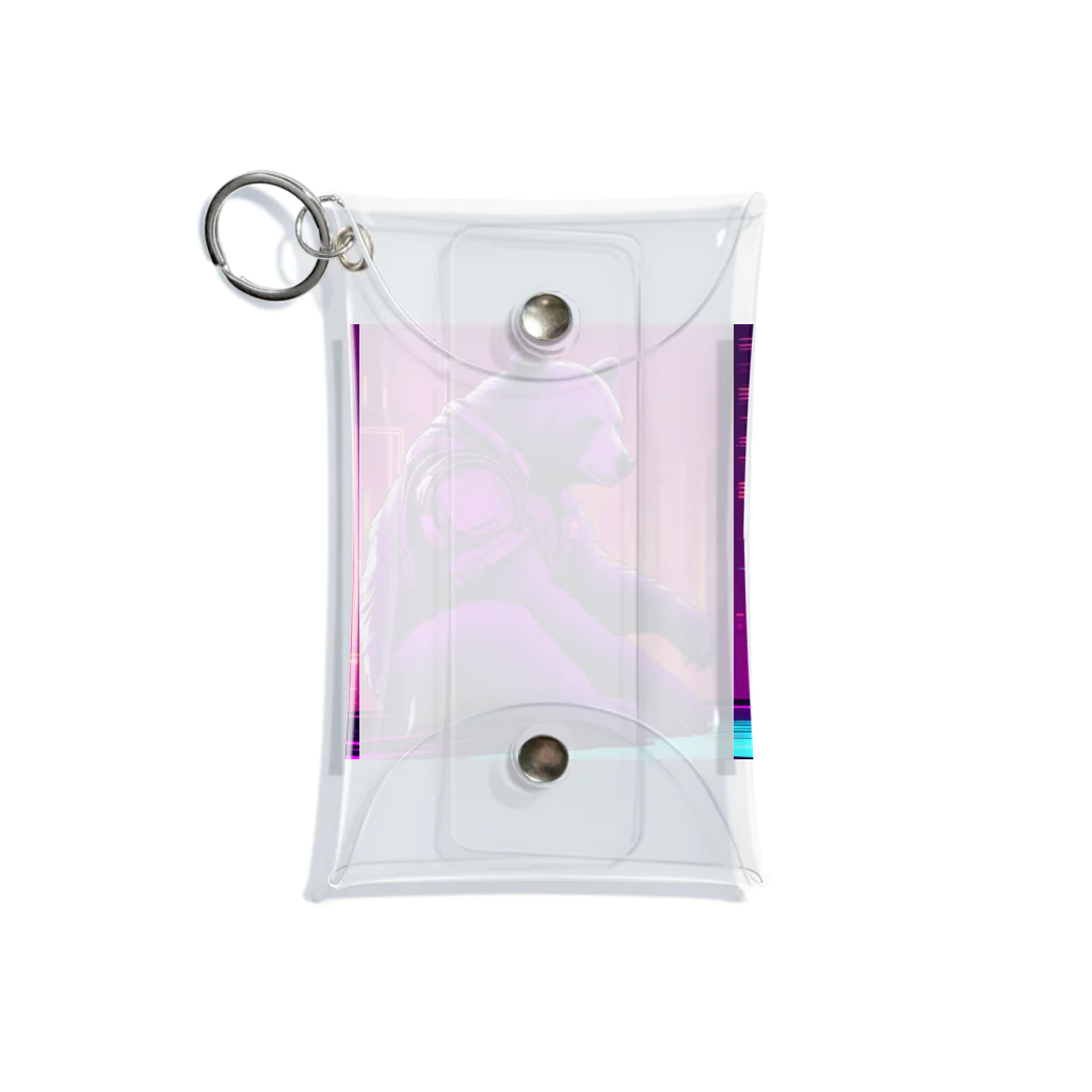 zaruzaruのファンキーベアー Mini Clear Multipurpose Case