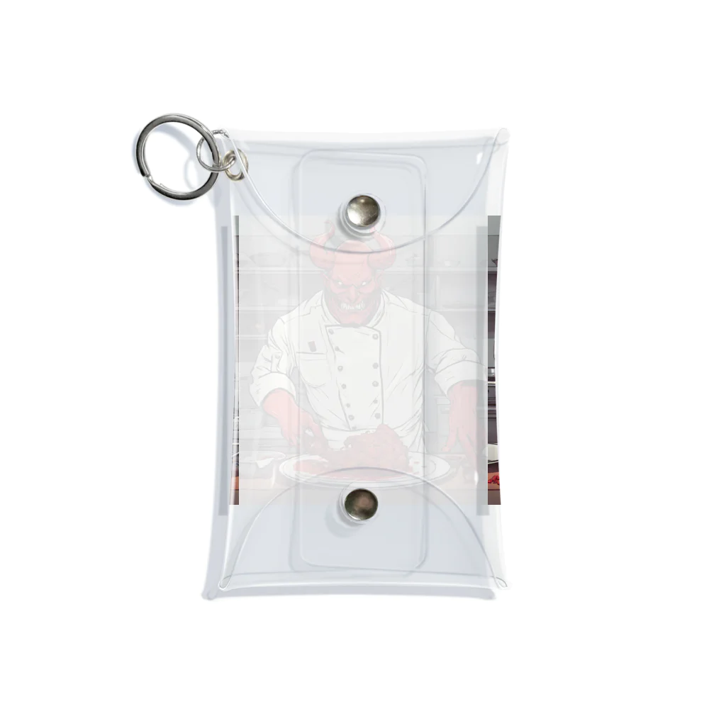 d-design-labのdevil's cookingグッズ Mini Clear Multipurpose Case