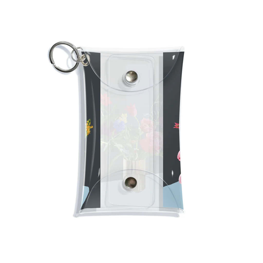 yukikopterの春の花　night Mini Clear Multipurpose Case