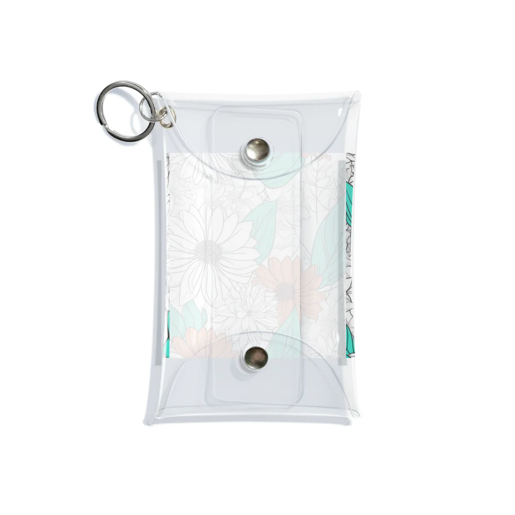 mii0205の美しい花 Mini Clear Multipurpose Case