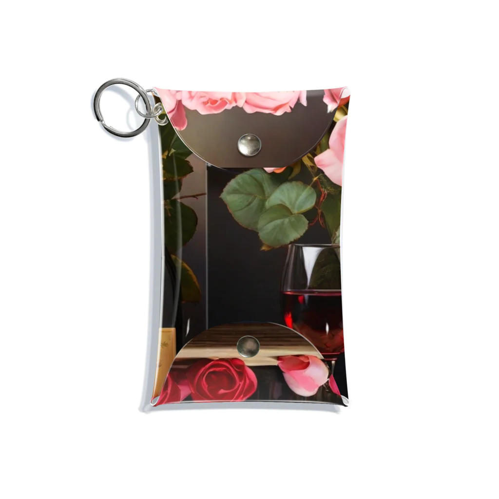 KINTA.MARIAのDays of Wine and Roses Mini Clear Multipurpose Case