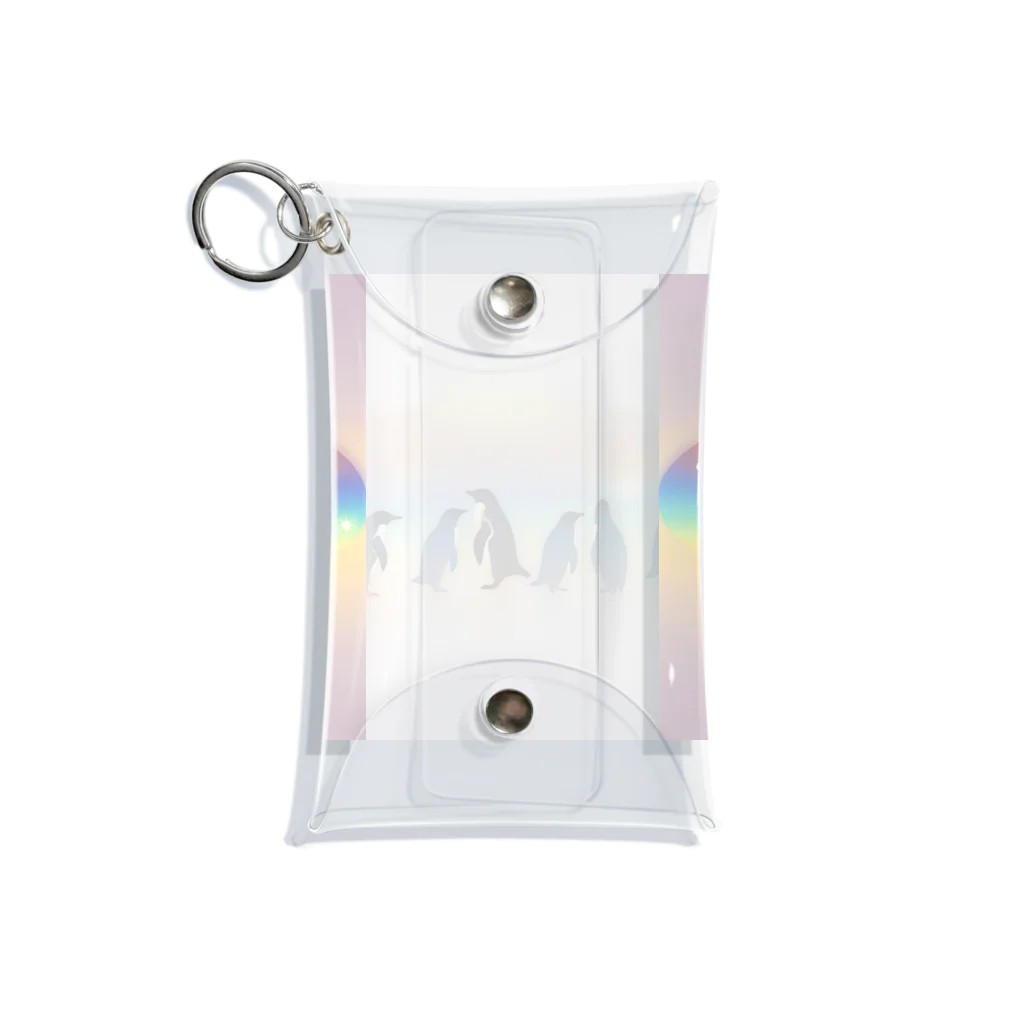 penpentagramのpenguins Mini Clear Multipurpose Case