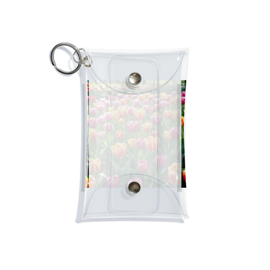 kyuamomoichiのチューリップ Mini Clear Multipurpose Case