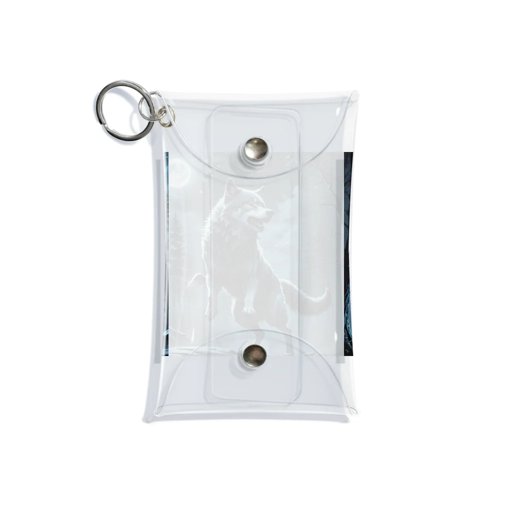 HUNTING DOGSのMoon Wolf Mini Clear Multipurpose Case