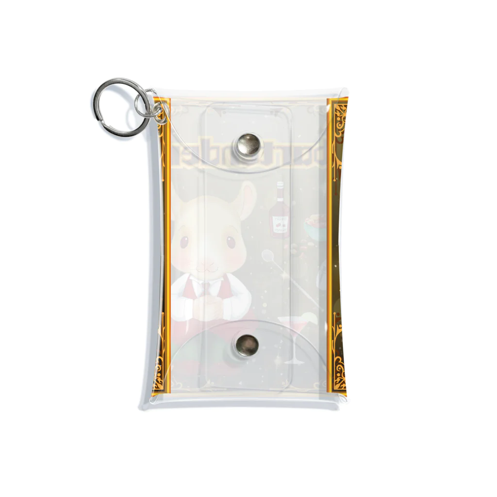 にーちゃんのパーテンダー修行のチンチラねずみの『にぃちゃん』🐭② Mini Clear Multipurpose Case