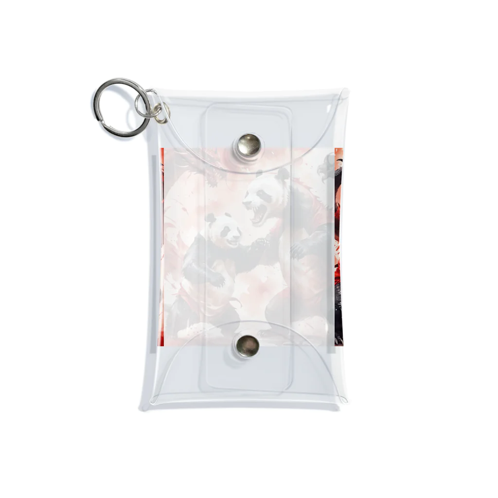 uribo0626のドラゴンパンダ Mini Clear Multipurpose Case