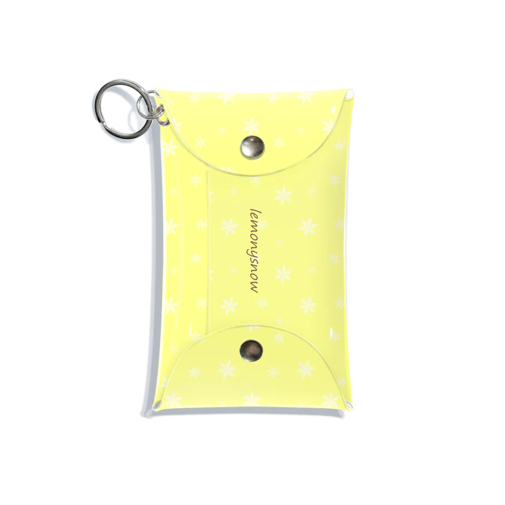 lemonysnow/ハリネズミグッズのハリネズミとレモン Mini Clear Multipurpose Case