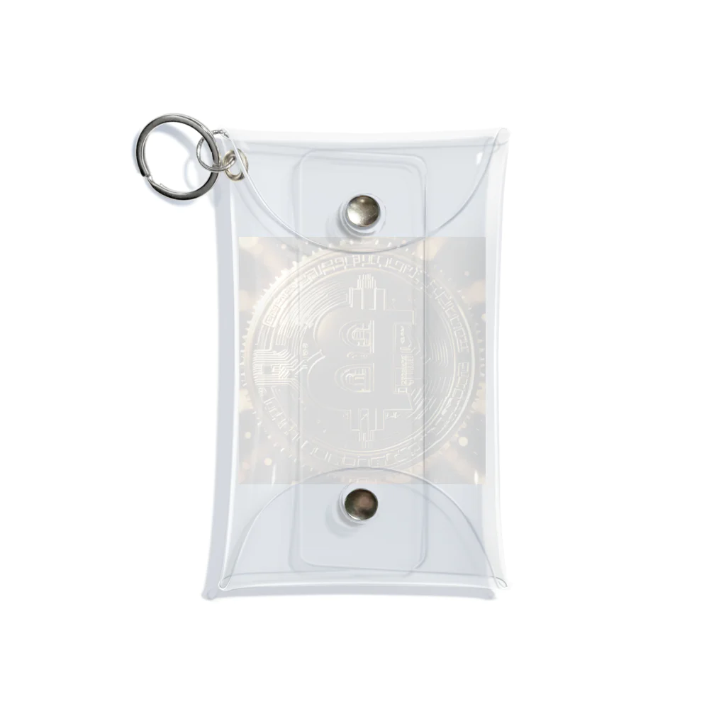 crypto-のビットコイン Mini Clear Multipurpose Case