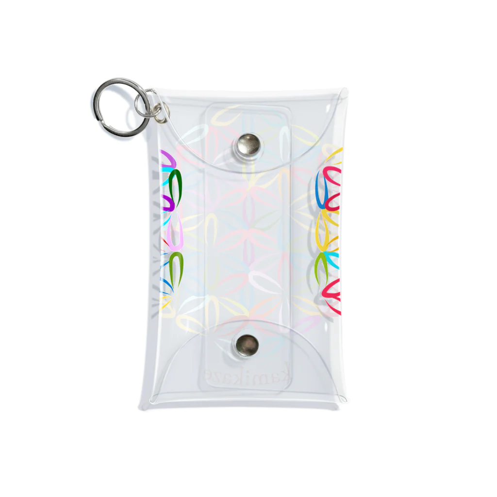 kamikaze SHOPの虹 / フラワーオブライフ Mini Clear Multipurpose Case