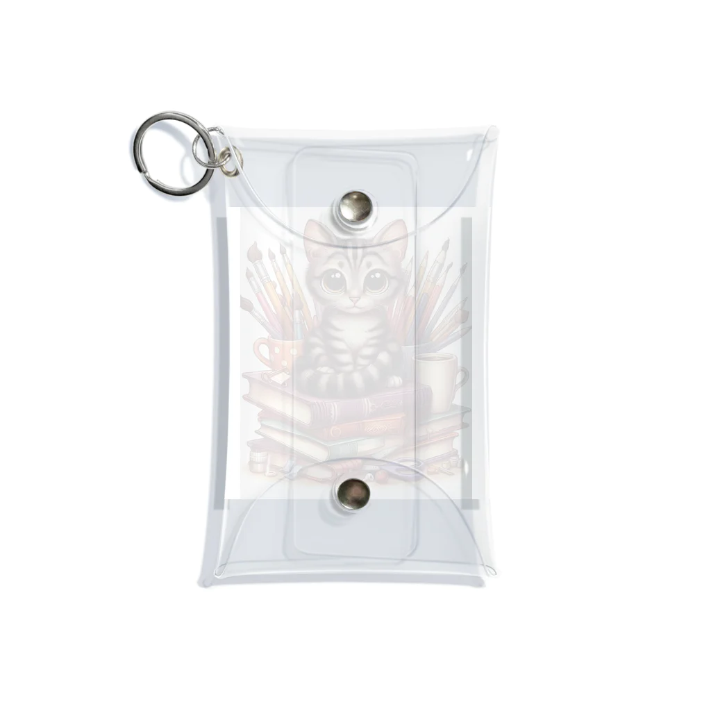 Akira03の猫 Mini Clear Multipurpose Case