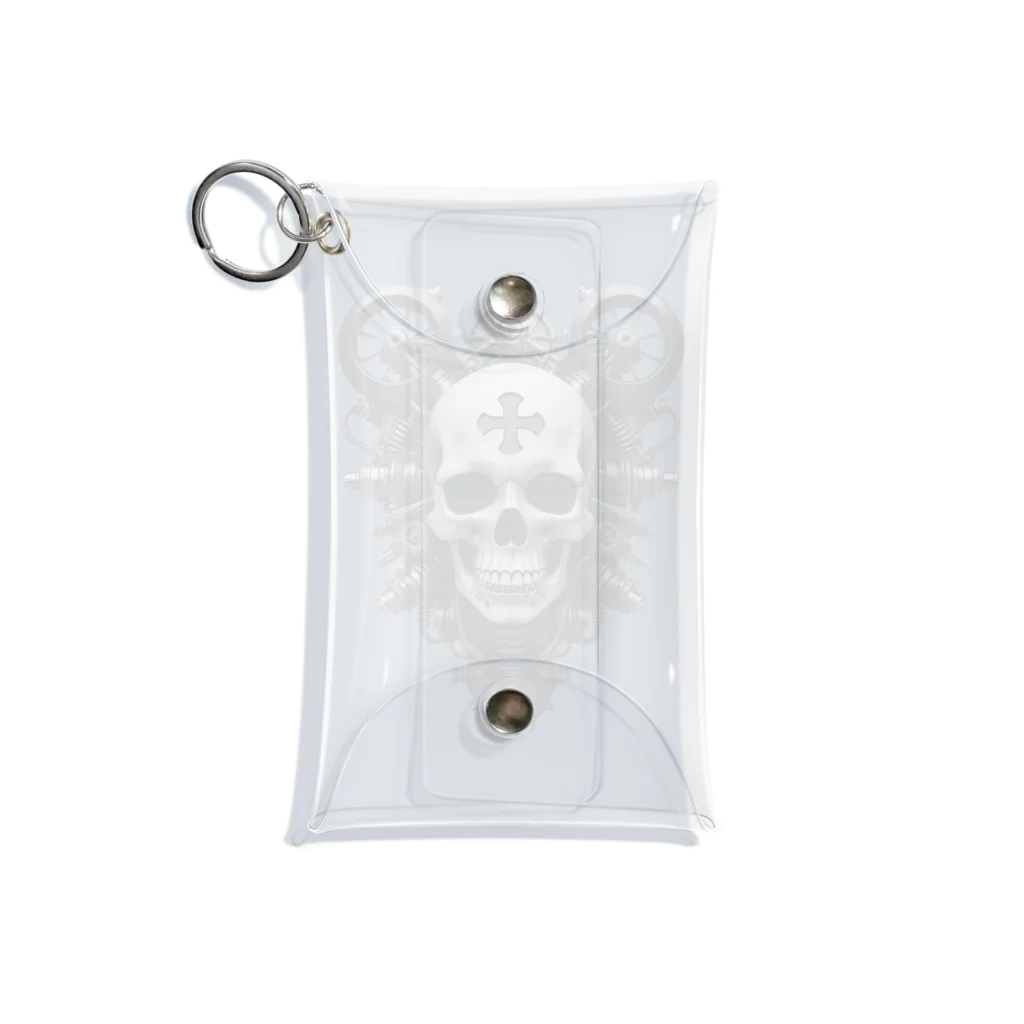 PiNK+18COMiCSのSTeAMPuNK+SkULL_00002 Mini Clear Multipurpose Case