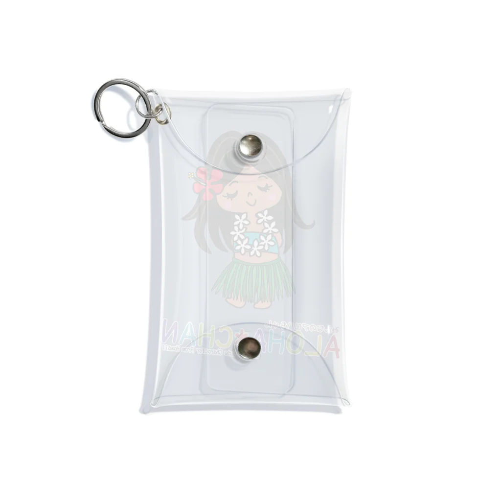 みんなのアロハちゃんのみんなのアロハちゃん（白） Mini Clear Multipurpose Case