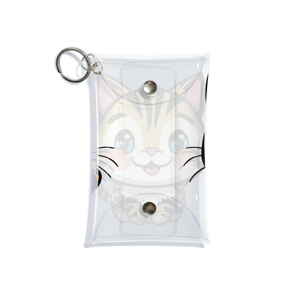 kenny777のトラ子猫 Mini Clear Multipurpose Case