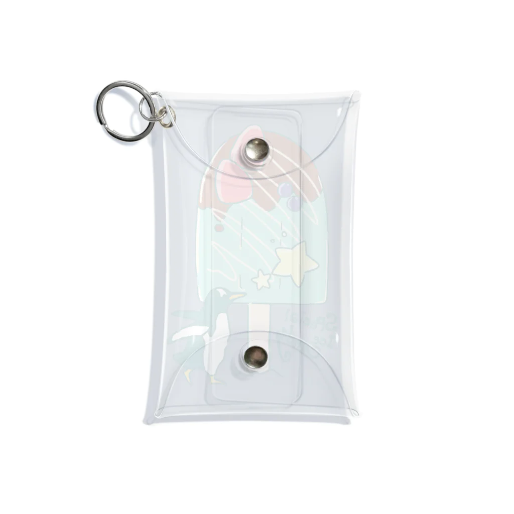 マカロニ工房のペンギンアイス Mini Clear Multipurpose Case