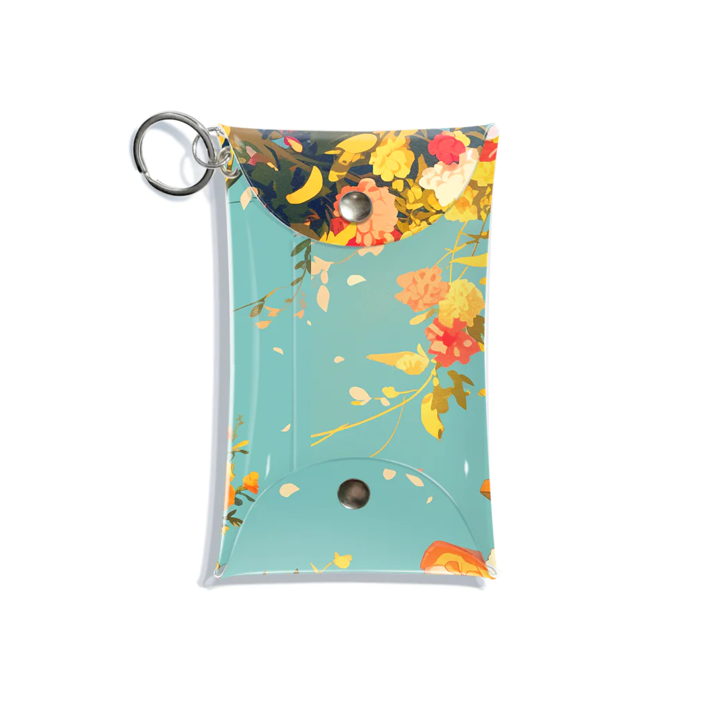 AQUAMETAVERSEの花ブランコに揺られ喜ぶ女の子　ラフルール　1859 Mini Clear Multipurpose Case