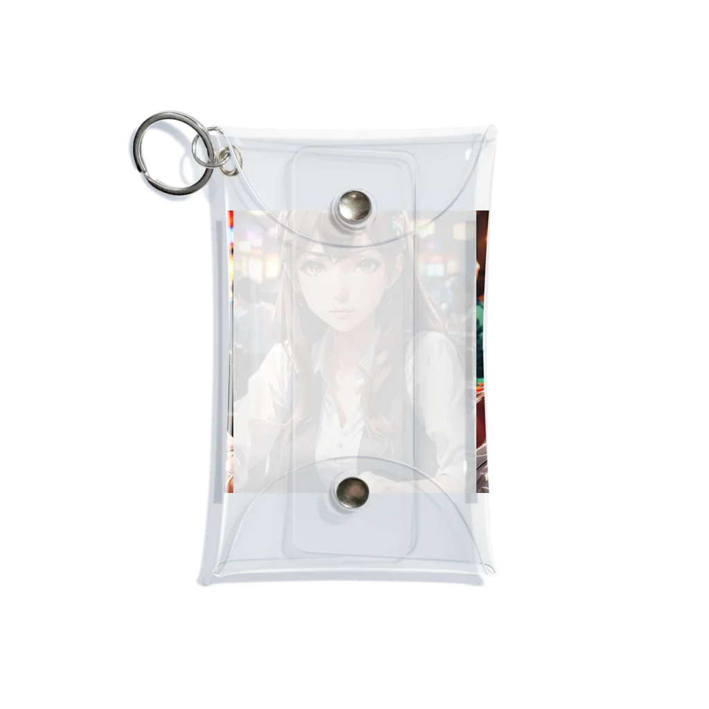 WWWmaのポーカー美少女さや Mini Clear Multipurpose Case