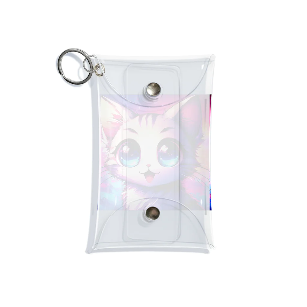 Aruk-の猫ちゃん Mini Clear Multipurpose Case