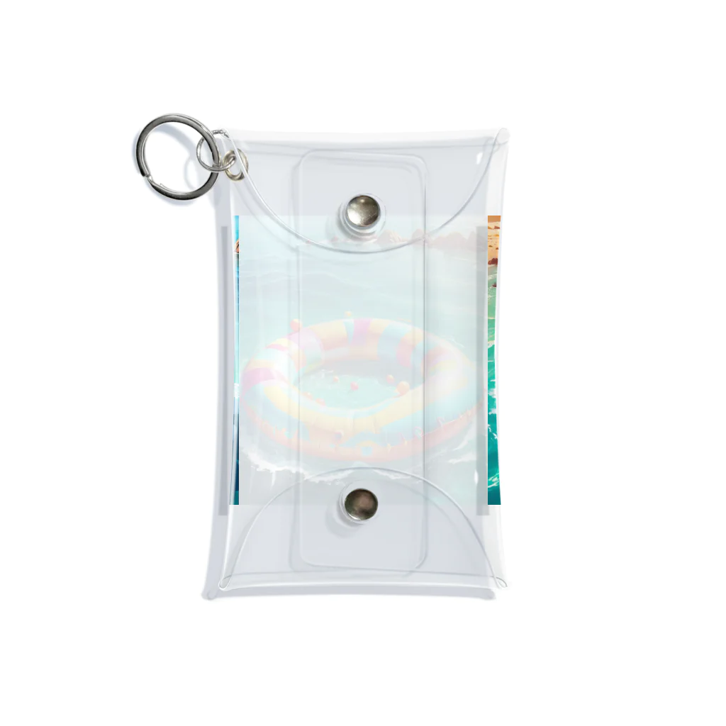 noiSutoaのカラフルなうきわ Mini Clear Multipurpose Case