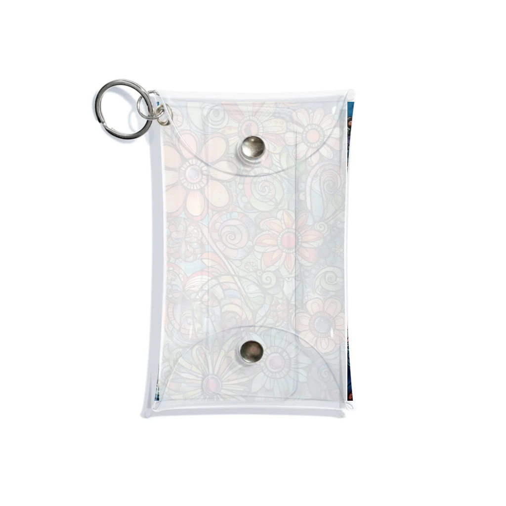 癒し屋（iyashiya）のFlowers１ Mini Clear Multipurpose Case