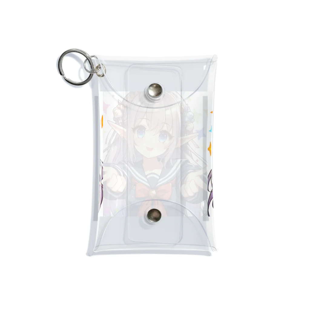 aaammmamのエルフ　美少女　セーラー服　アイドル Mini Clear Multipurpose Case