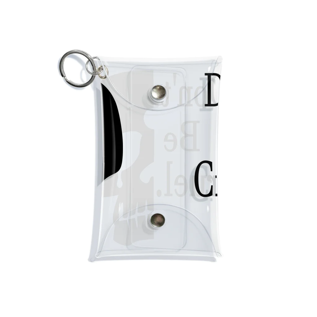 『NG （Niche・Gate）』ニッチゲート-- IN SUZURIのDon't Be Cruel.(黒) Mini Clear Multipurpose Case