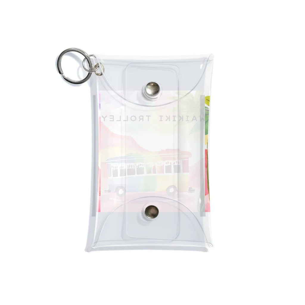 ハワイライフのWAIKIKI TROLLEY Mini Clear Multipurpose Case